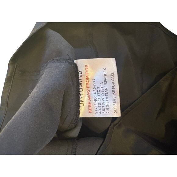 Woman's Lipsy London Strapless Mini Dress Black Floral Bodycon Size 6 - Picture 3 of 7